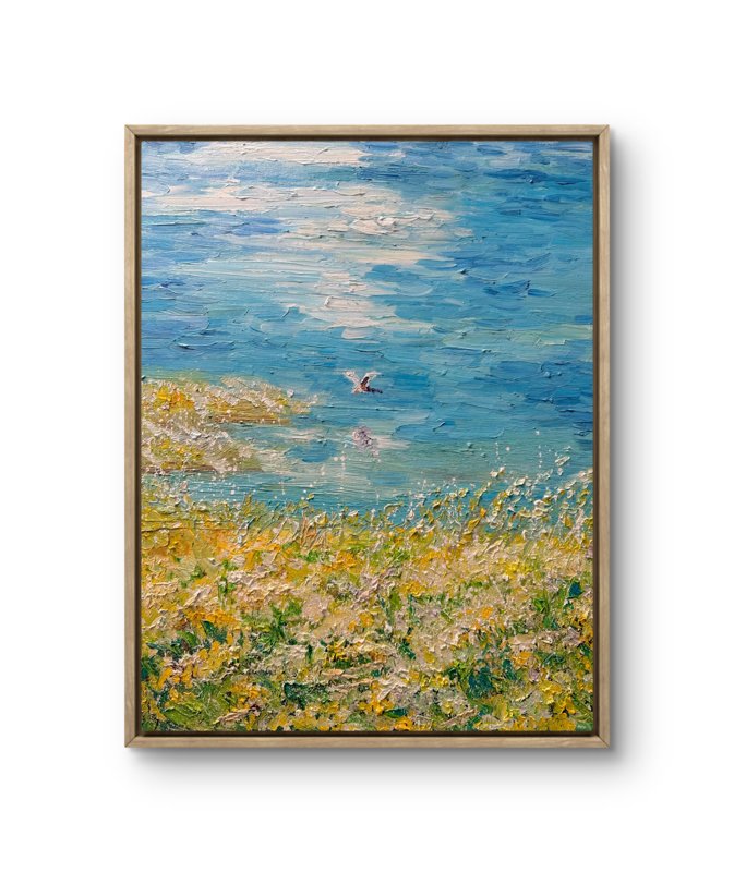 A Small Flight Home Oil On Canvas 16X20